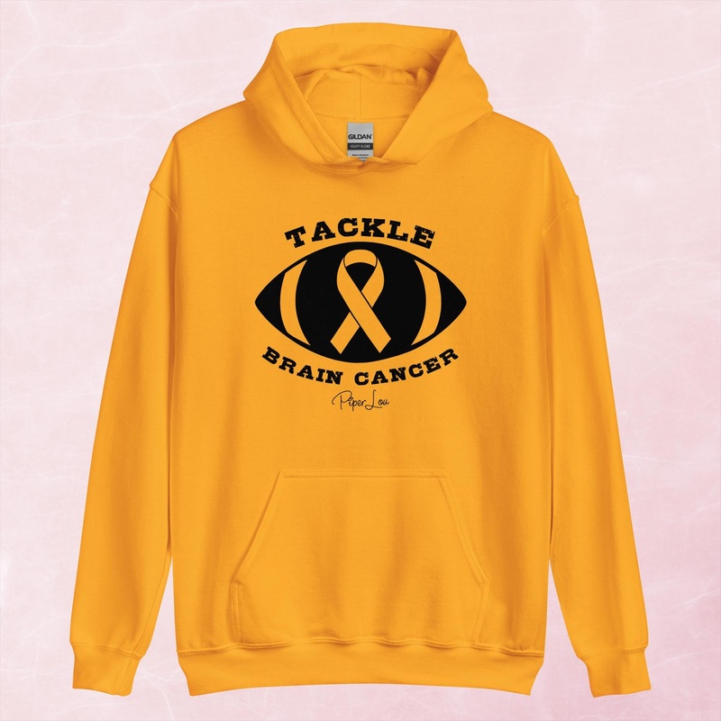 Tackle Brain Cancer|Red|Heliconia|Irish Green|Orange|Military Green|Carolina Blue|Gold|Sand|Light Pink|Ash|White|S|M|L|XL|2XL|3XL|4XL|5XL