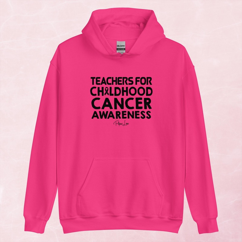 Teachers For Childhood Cancer Graphic Hoodie