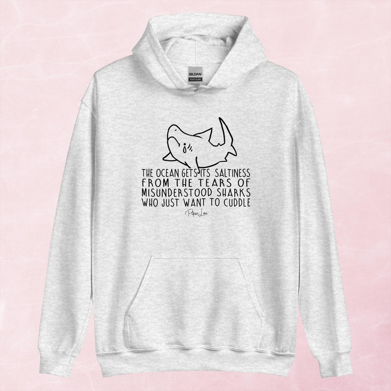 The Ocean Gets Its Saltiness Graphic Hoodie