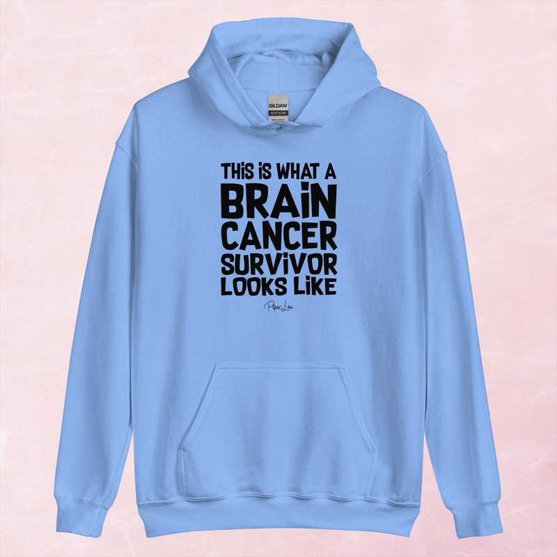 This Is What A Brain Cancer Survivor Looks Like Graphic Hoodie