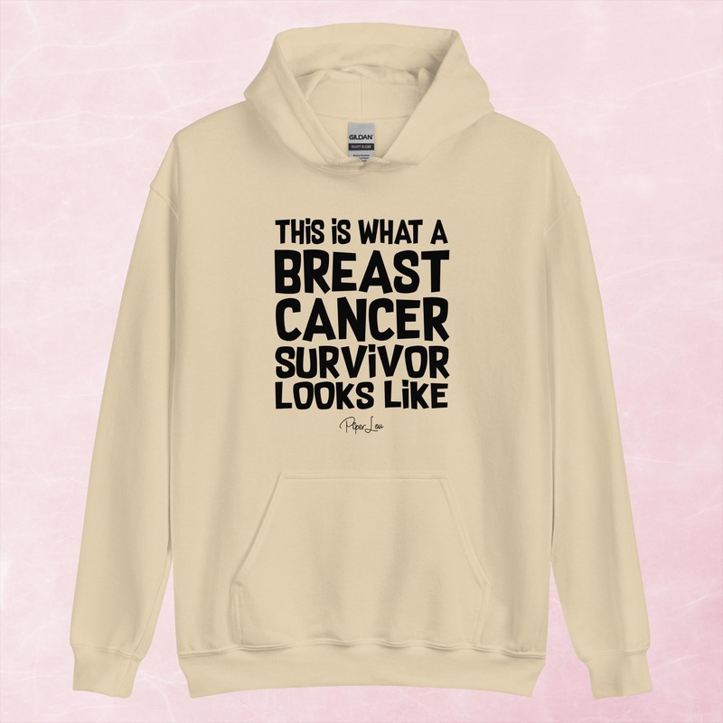 This Is What A Breast Cancer Survivor Looks Like Graphic Hoodie