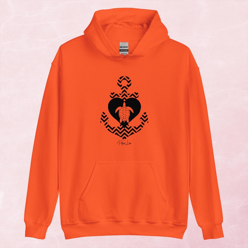 Turtle Anchor Graphic Hoodie|Red|Heliconia|Irish Green|Orange|Military Green|Carolina Blue|Gold|Sand|Light Pink|Ash|White|S|M|L|XL|2XL|3XL|4XL|5XL