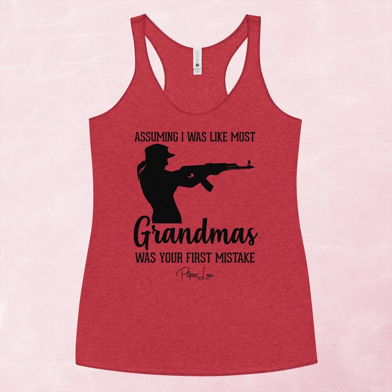 Assuming I Was Like Most Grandmas Gun Graphic Tank Top