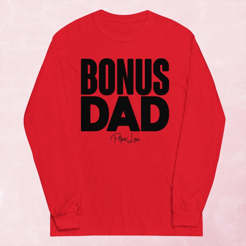 Bonus Dad Graphic Long Sleeve Tee
