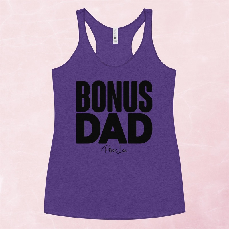 Bonus Dad Graphic Tank Top|Purple Rush|Vintage Red|Vintage Turquoise|Heather White|XS|S|M|L|XL