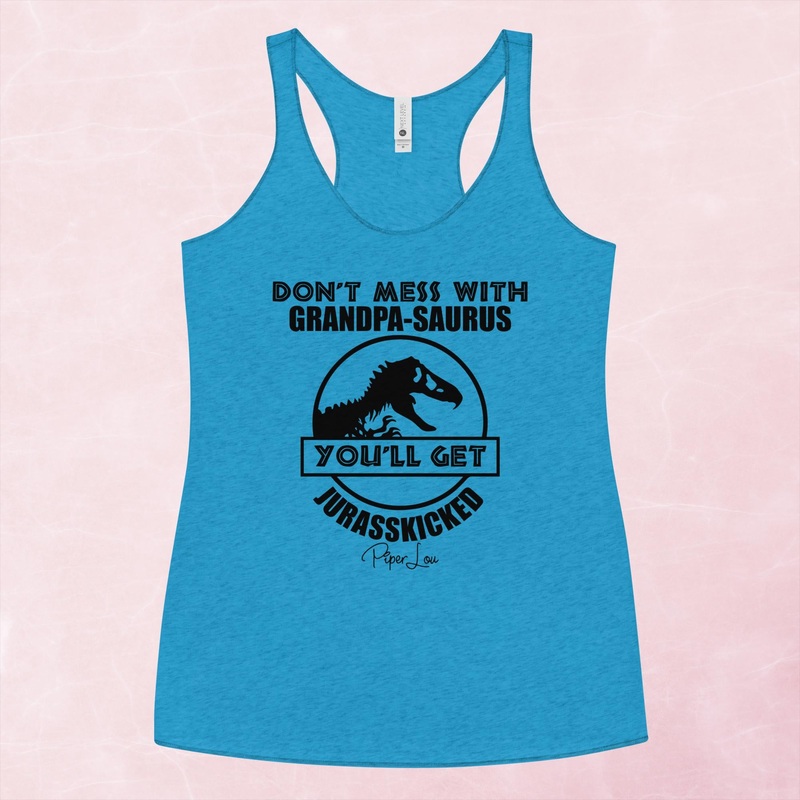 Don’t Mess With Grandpasaurus Graphic Tank Top