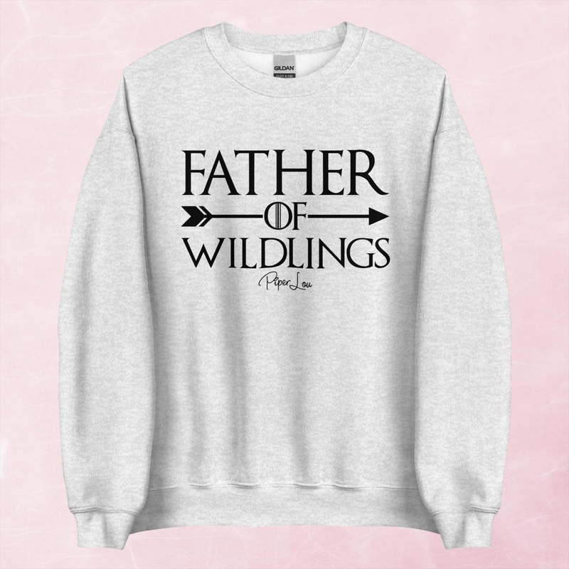 Father Of Wildlings Graphic Crewneck Sweatshirt