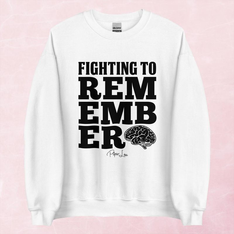 Fighting To Remember Graphic Crewneck Sweatshirt