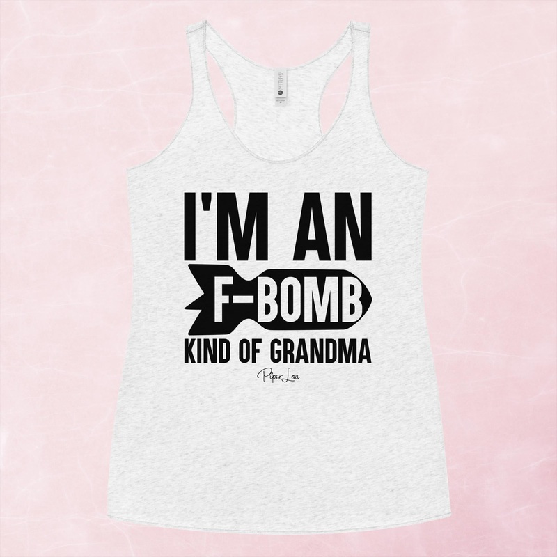 I’m An F Bomb Kind Of Grandma Graphic Tank Top
