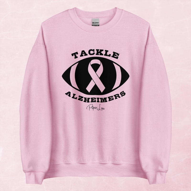 Tackle Alzheimers Graphic Crewneck Sweatshirt