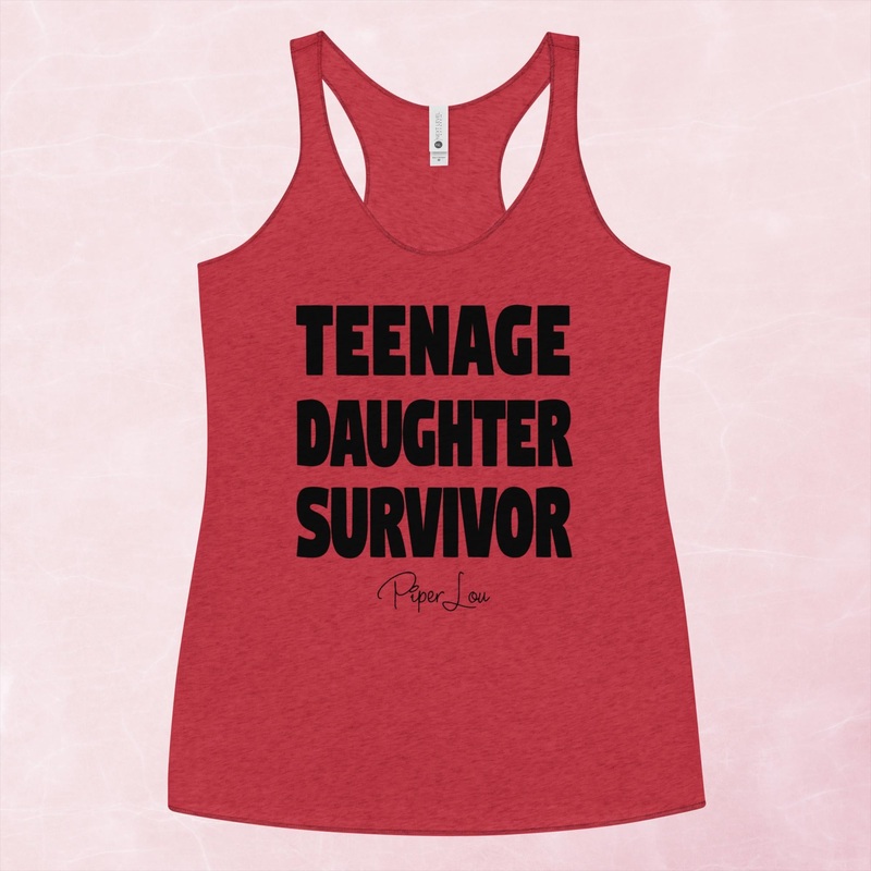 Teenage Daughter Survivor Graphic Tank Top