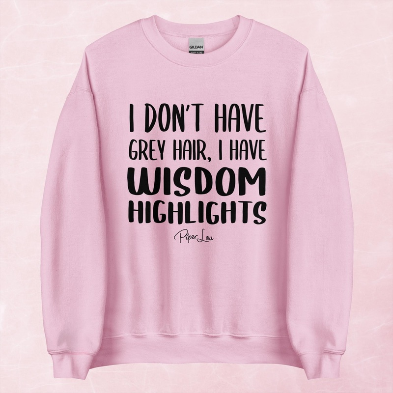 Wisdom Highlights Graphic Crewneck Sweatshirt