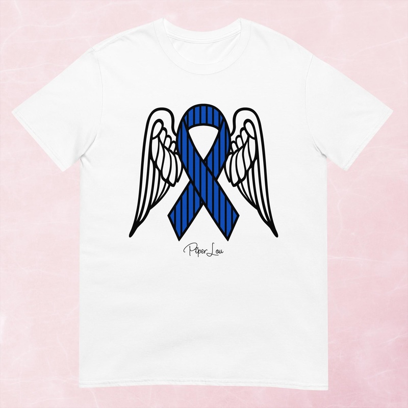 ALS Angel Wings Ribbon Graphic Tee