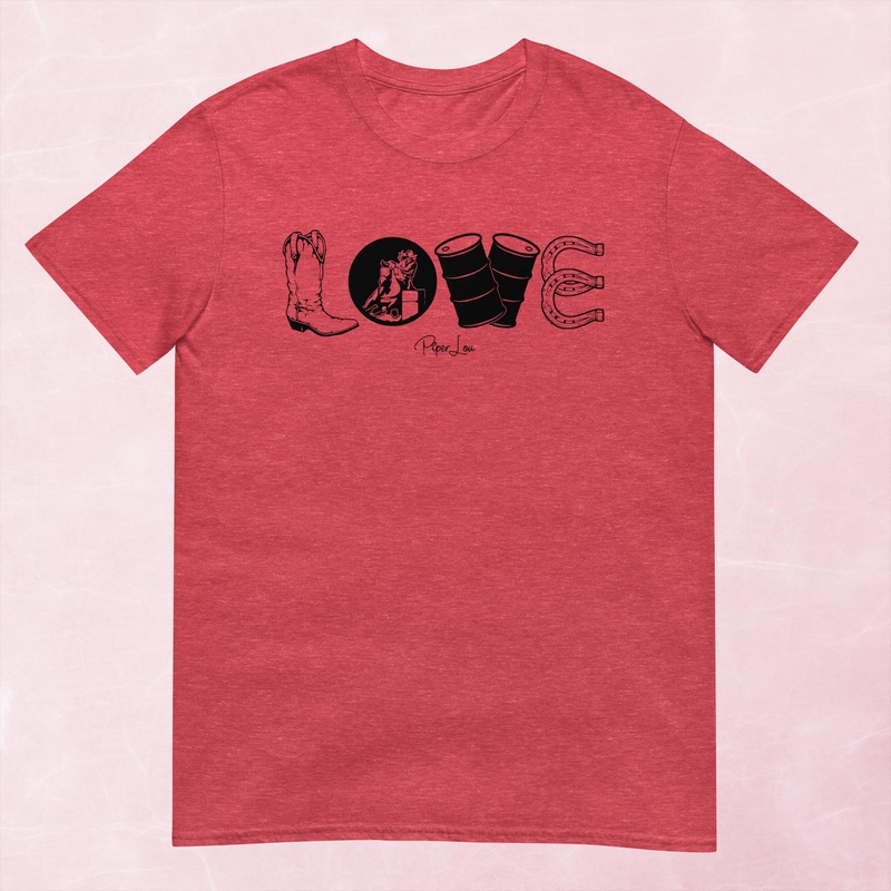 Barrel Racing Love Graphic Tee
