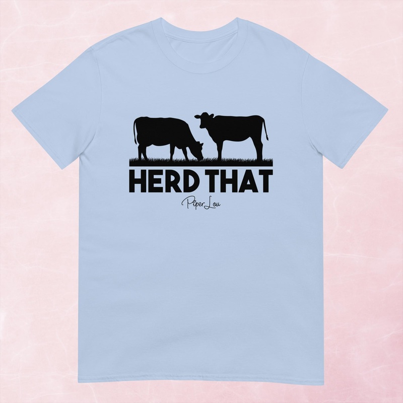 Herd That Graphic Tee|Heather Red|Tropical Blue|Sand|Light Blue|Sport Grey|Cornsilk|White|S|M|L|XL|2XL|3XL