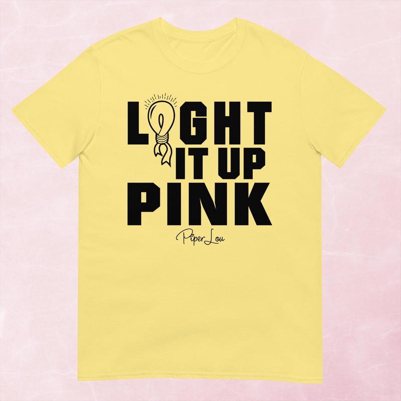 Light It Up Breast Cancer Graphic Tee