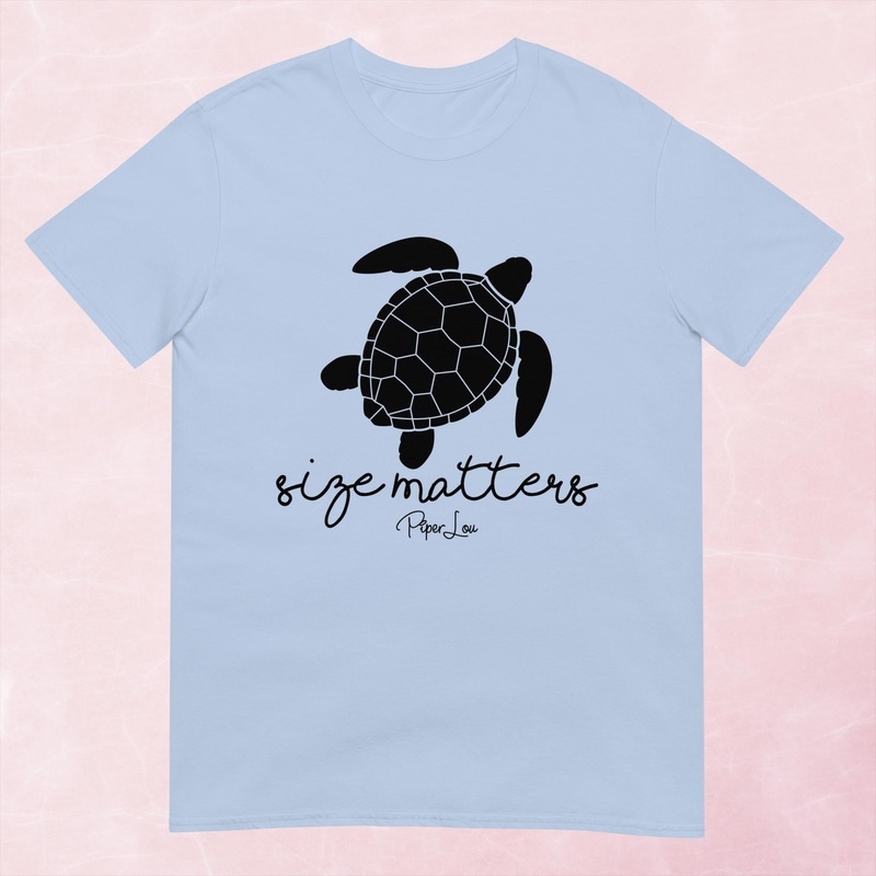 Size Matters Sea Turtle Graphic Tee