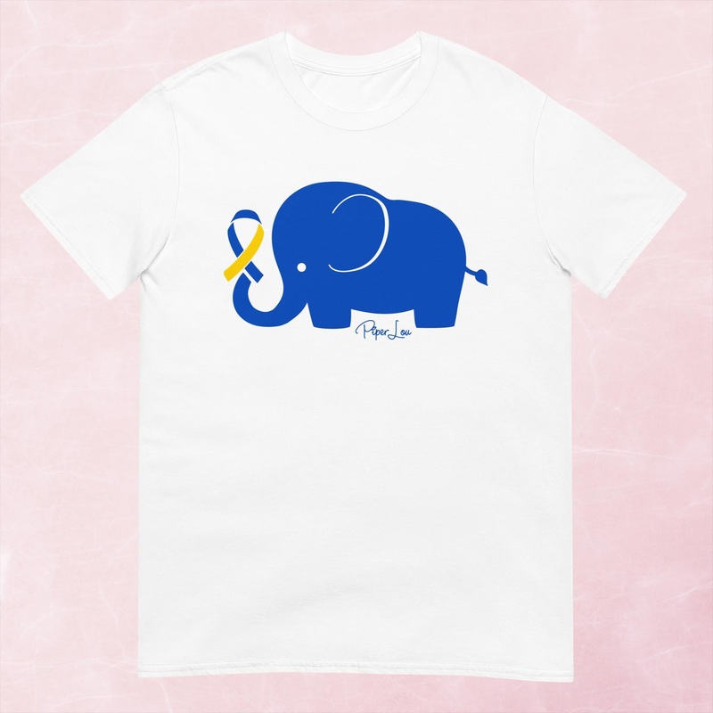 Down Syndrome | Elephant Ribbon Graphic Tee