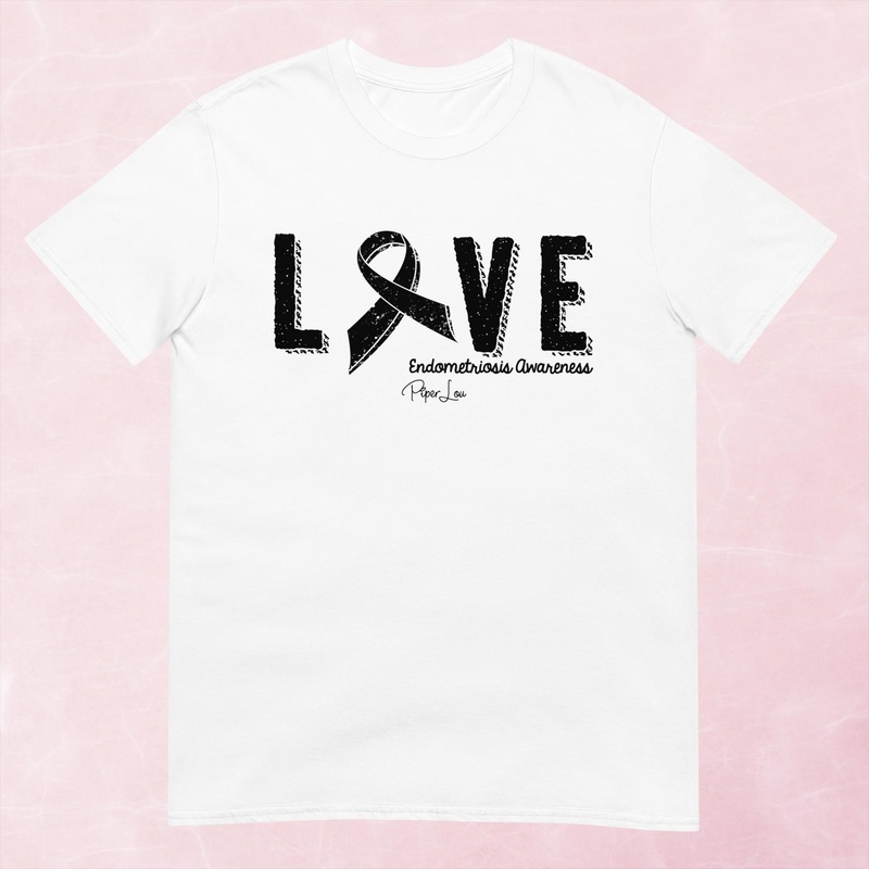 Endometriosis Love Ribbon Graphic Tee