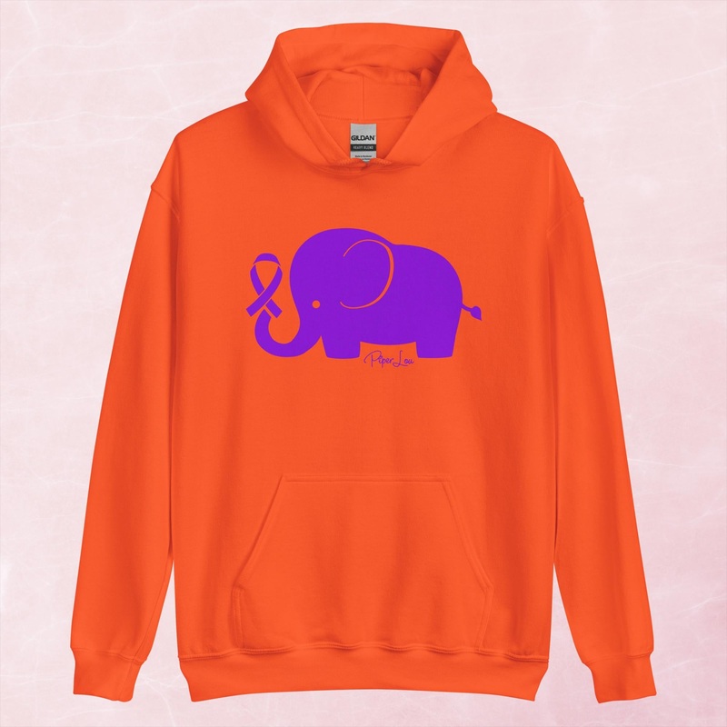 Epilepsy | Elephant Ribbon Graphic Hoodie