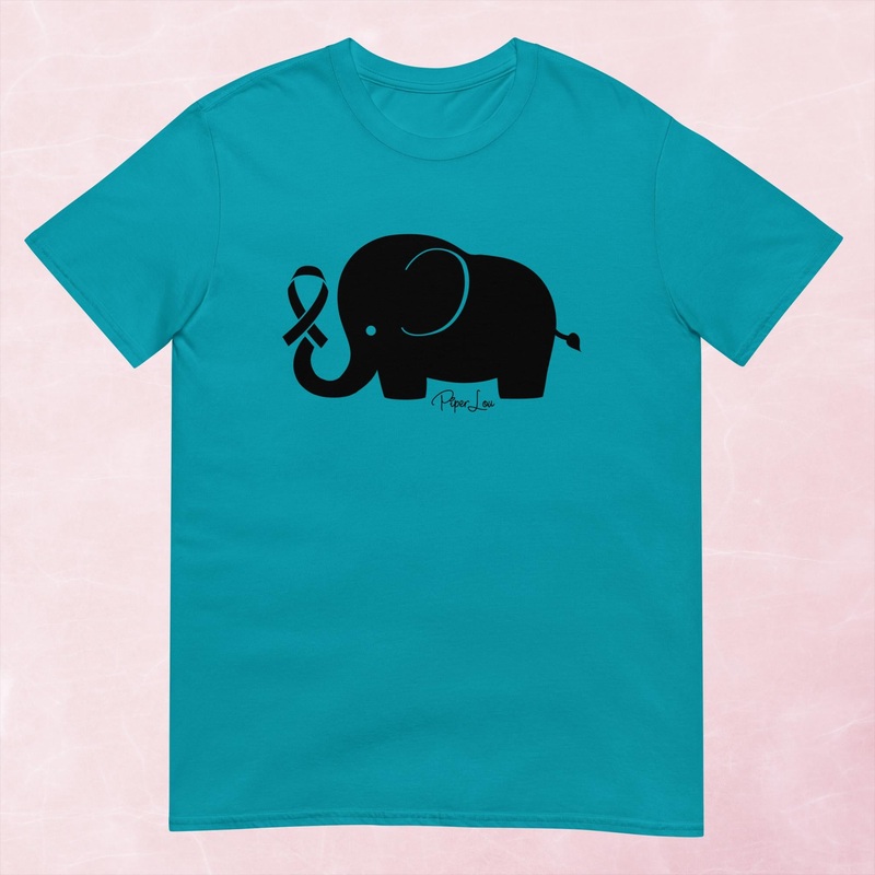 Fibromyalgia | Elephant Ribbon Graphic Tee