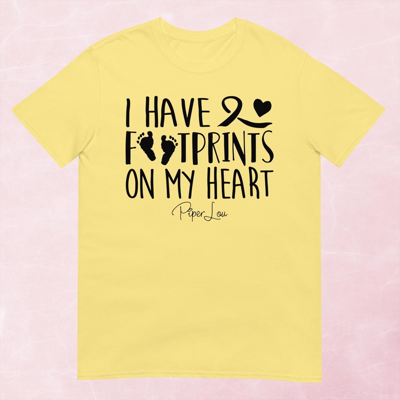 I Have Footprints On My Heart Graphic Tee