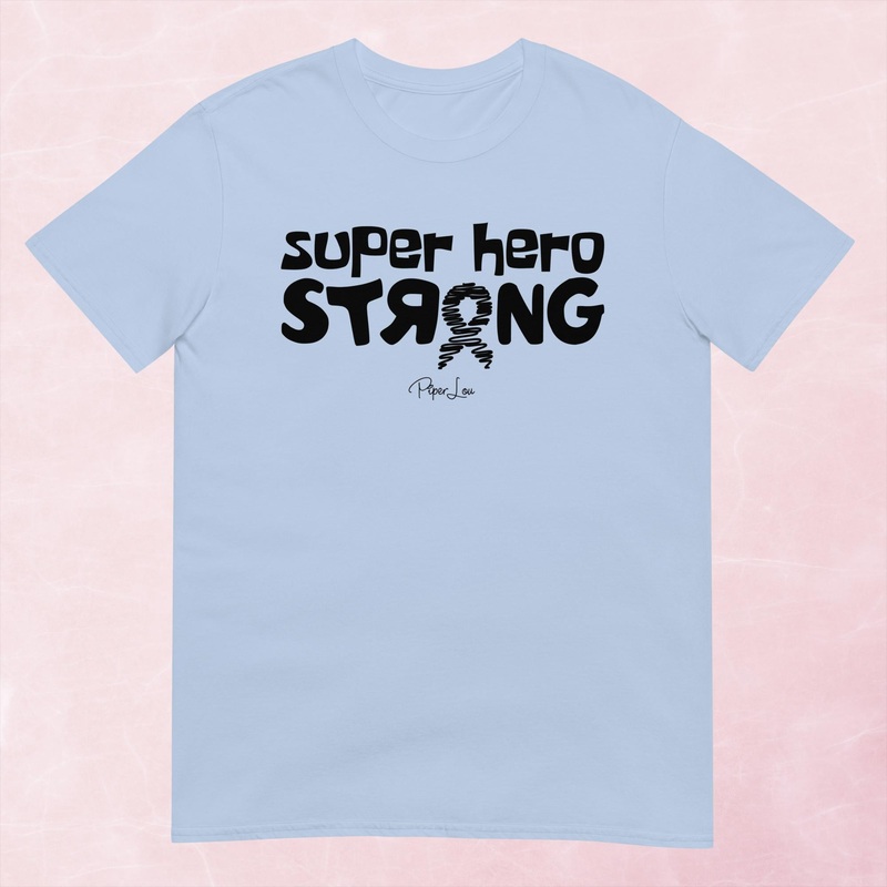 Super Hero Strong Childhood Cancer Graphic Tee