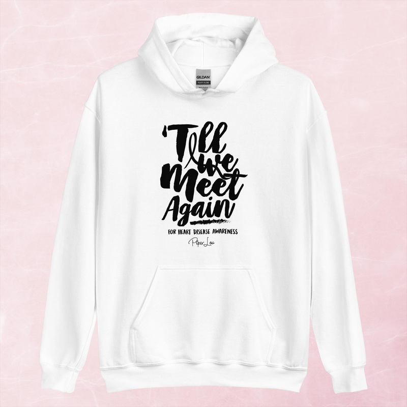 Till We Meet Again Heart Disease Graphic Hoodie