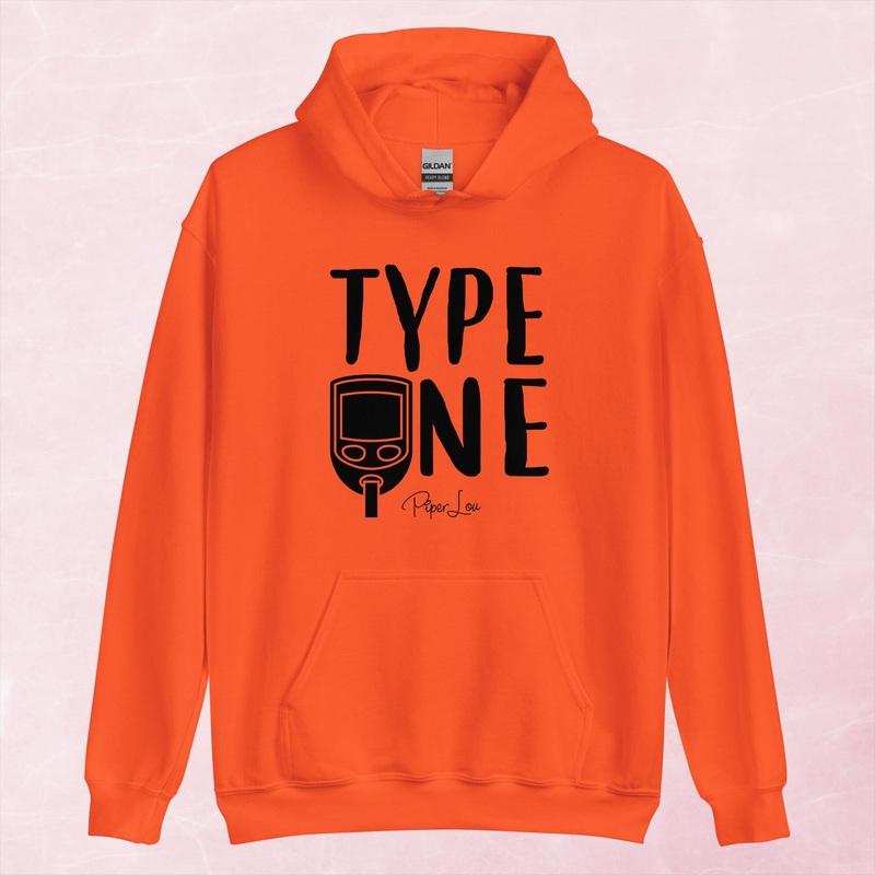 Type One Graphic Hoodie|Red|Heliconia|Irish Green|Orange|Military Green|Carolina Blue|Gold|Sand|Light Pink|Ash|White|S|M|L|XL|2XL|3XL|4XL|5XL