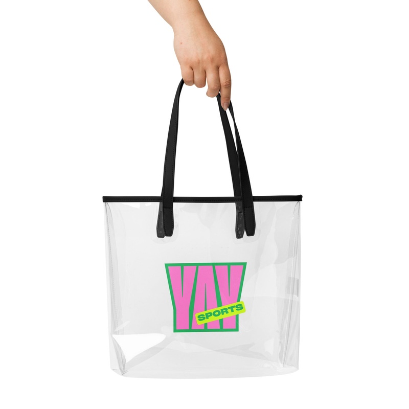 YAY SPORTS CLEAR BAG POLICY PURSE
