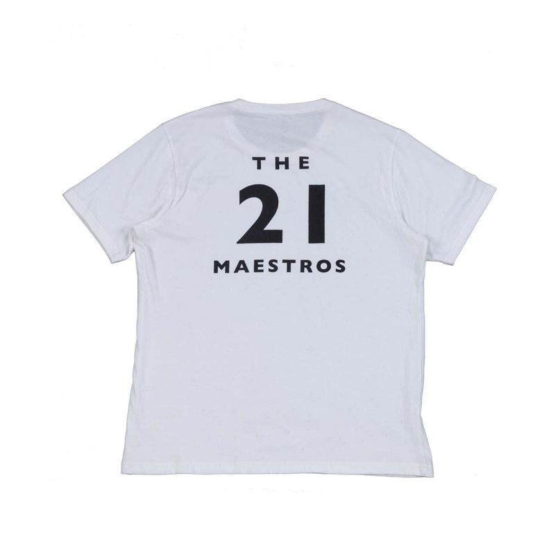 Goodwood Festival of Speed 2021 Dated Maestros White Racing T-Shirt Unisex