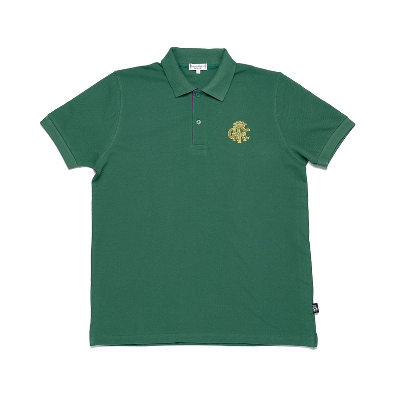 GRRC Members Green Cotton Mens Polo Shirt