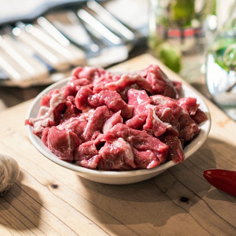 Organic Diced Lamb (500g)