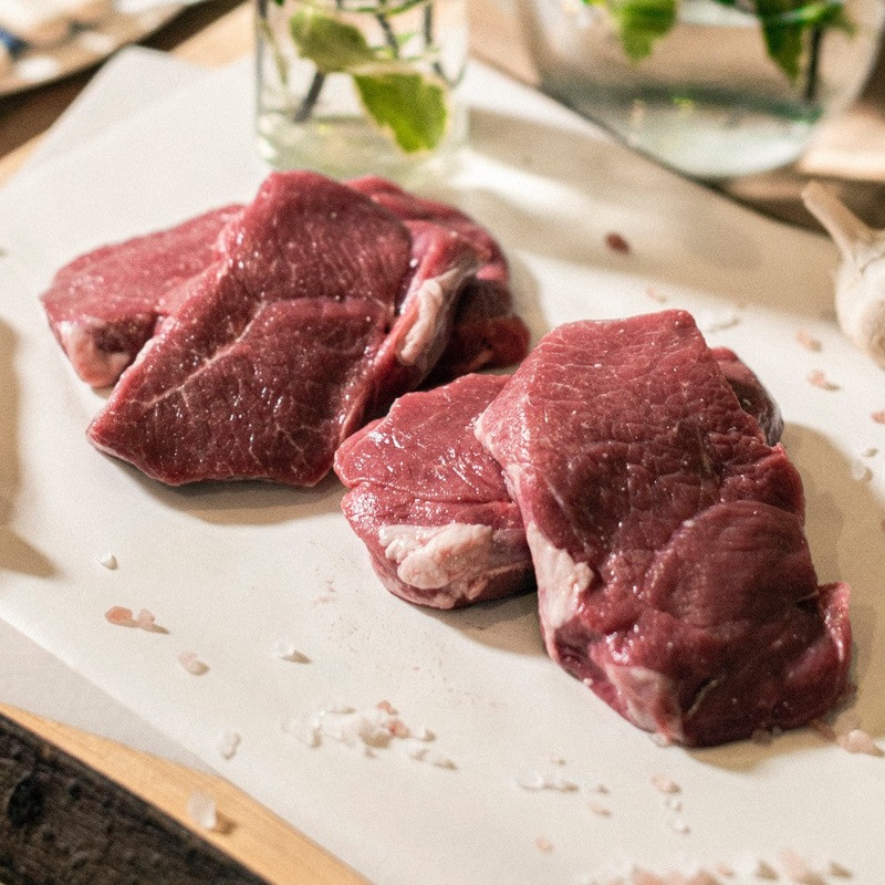 Organic Lamb Leg Steaks (500g)