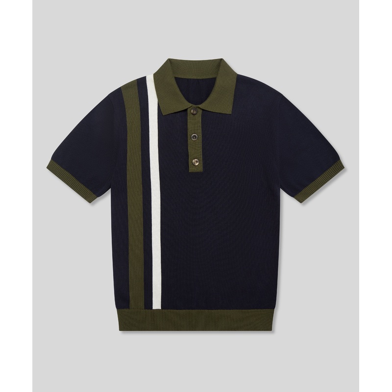 Goodwood England Knitted Polo Shirt