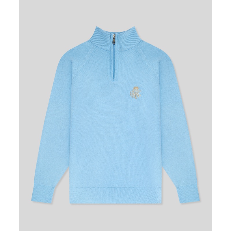 Goodwood GRRC Quarter-Zip Lambswool Jumper