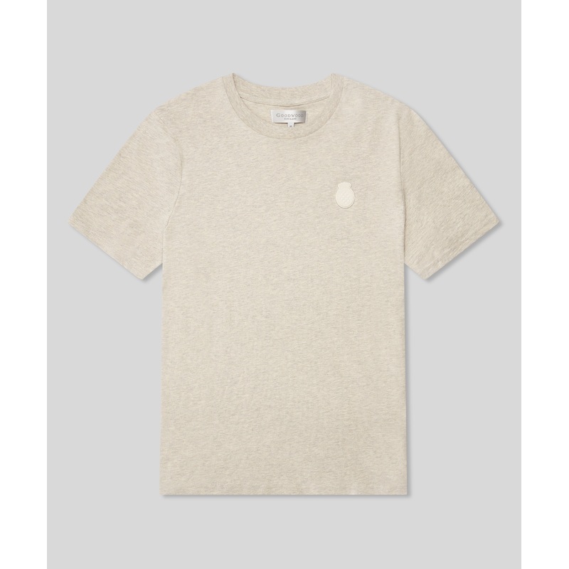 Goodwood Patch T-Shirt|Sand|Black|XS|S|M|L|XL|XXL