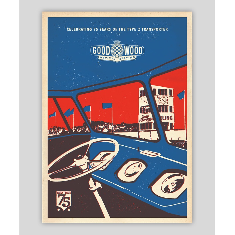 Goodwood Revival 75 Years of the Type 2 Transporter Poster