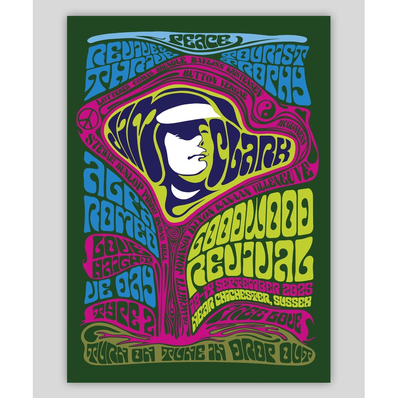 Goodwood Revival Summer of Love Haight-Ashbury Poster